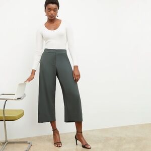 M.M.LaFleur Zhou Culotte Eco Heavy Soft Wave fabric in Aloe Size 12